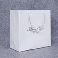 Custom cheap white gift luxury gift paper bag 4