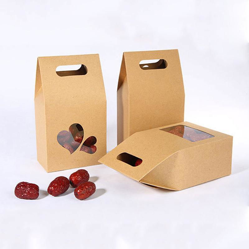 Brown fashion rigid kraft good quality kraft box for shopping