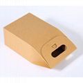 Brown fashion rigid kraft good quality kraft box for shopping 3