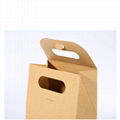 Brown fashion rigid kraft good quality kraft box for shopping 4