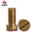 brass slotted fillister head machine screw 1