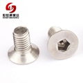 stainless steel security anti theft tamper resistant flat head screws