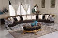 European-style fabric sofa combination living room simple European style 4