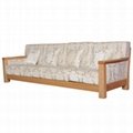 Solid wood sofa winter and summer dual-use wood economy