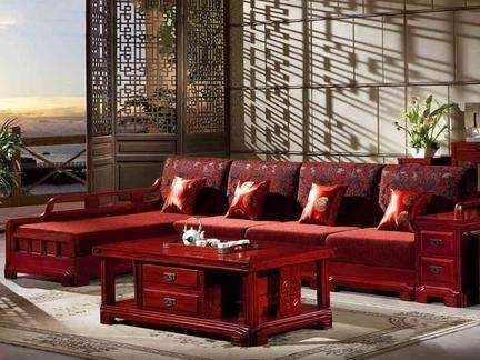 Rosewood Lanting sofa combination mahogany furniture rosewood simple antique dec