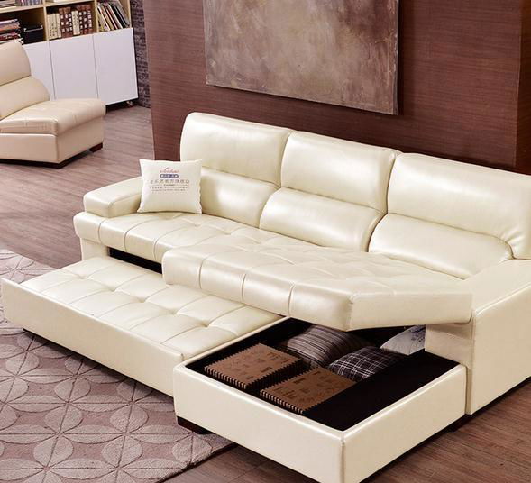 Sofa bed living room small apartment double Nordic wind foldable