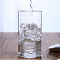 Comfortable High Quality Square cheap glass water cup 3