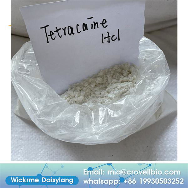 anti-pain powder Tetracaine hydrochloride CAS 136-47-0 powder Tetracaine Hcl 