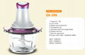 Food Chopper  capacity 1.8L 1.2L 0.5L meat tendon bone vegetables fruits herb 2