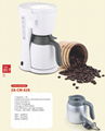 Coffee Maker with thermos glass jar  capacity 1.0L  6 cups 1