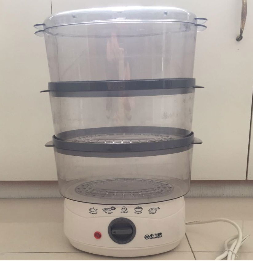 Food Steamer  BPA free  total 3 tiers capacity 6.0L 3