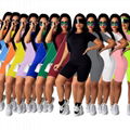 Popular solid tight women's wear