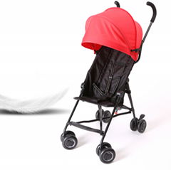 Ultra-light portable folding baby trolley