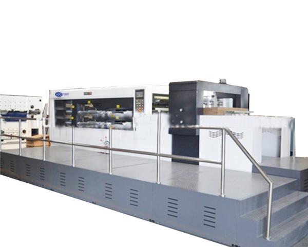 Automatic die-cutting and creasing machine with stripping