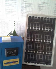 Household solar generator equipment can bring TV lighting
