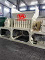 Tyre waste shredder ruber crusher