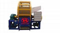 Rubber tire shredder for waste tyre