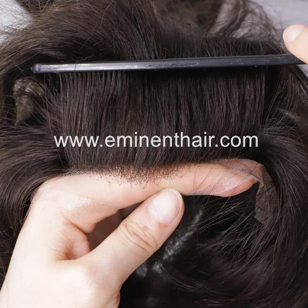 Remy Human Hair Natural  Stock Hair Piece 2