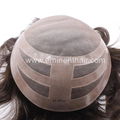 PU Front Stock Hair Toupee Wigs Toupee 5