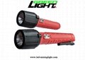 Superior water-proof performance 25000lux rechargeable led flashlight torch  