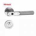 Mrlock Electronic Fingerprint Security wood Door Lock Key Entrance Handle 1