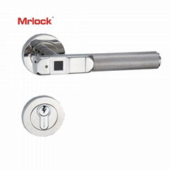 Mrlock Electronic Fingerprint Security wood Door Lock Key Entrance Handle