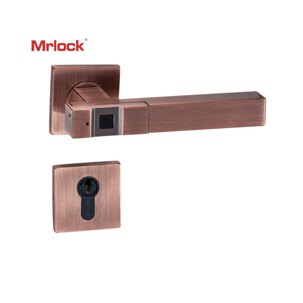 Mrlock Smart Biometric Security Key Fingerprint Home Door Lock Lever handle 2
