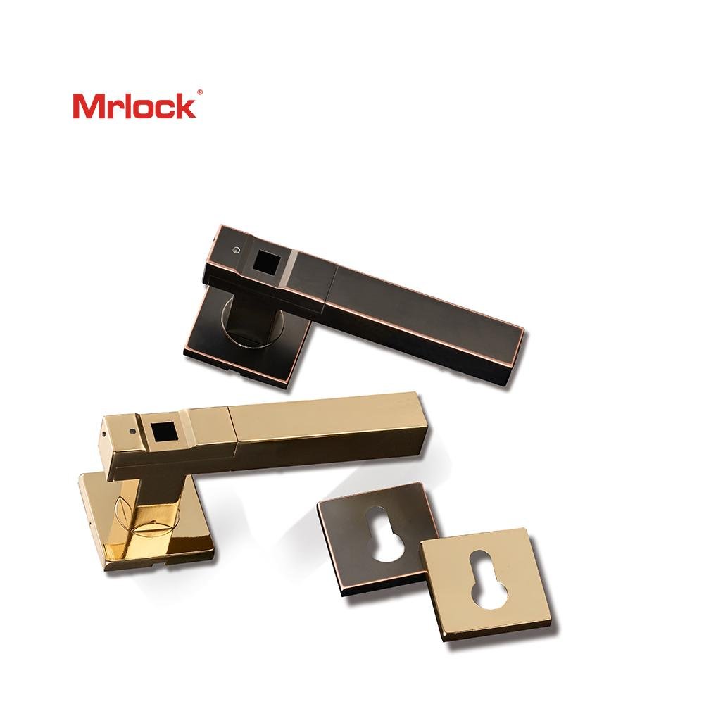 Mrlock Smart Biometric Security Key Fingerprint Home Door Lock Lever handle 5