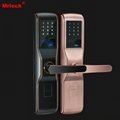 Mrlock high quality electronic Intelligent biometric fingerprint alarm door lock 3
