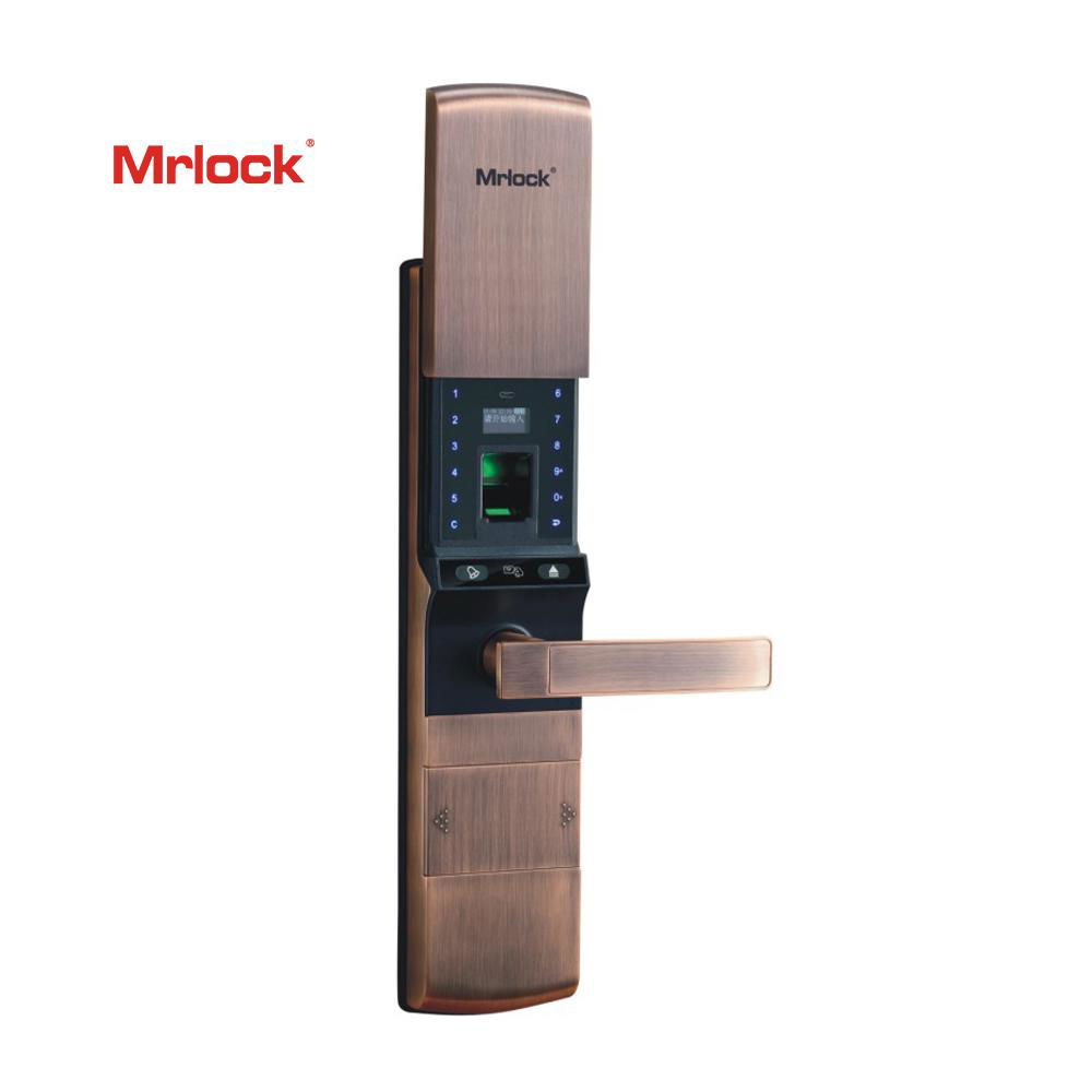 Zinc Alloy Smart high quality biometric electronic fingerprint door lock