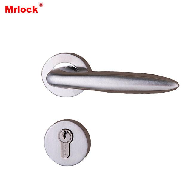 Mrlock stainless steel lock interior indoor solid handle bedroom door lever lock