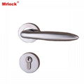 Mrlock stainless steel lock interior indoor solid handle bedroom door lever lock 1