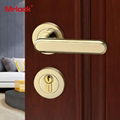 Mrlock interior indoor solid casting door lever handle lock 2