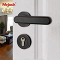 Mrlock interior indoor solid casting door lever handle lock 3