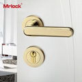 Mrlock interior indoor solid casting door lever handle lock