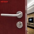 Mrlock door handle lock interior indoor tubular door lever lock 4