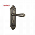 Mrlock Zink Alloy front storm door handle with lock