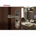 Mrlock Zink Alloy front storm door handle with lock