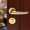 rosette door handle luxury gold door lever handle lock