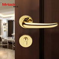rosette door handle luxury gold door lever handle lock