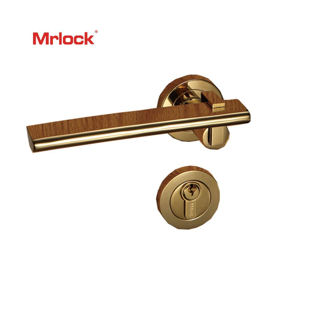 Mrlock stainless steel lock Wholesale interior indoor solid Lever Door handle  2