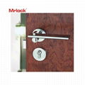 Mrlock stainless steel lock Wholesale interior indoor solid Lever Door handle  4