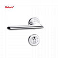 Mrlock solid door lever handle with lock 1
