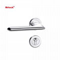 Mrlock solid door lever handle with lock