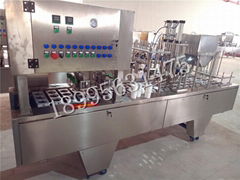 Automatic plastic Cup Soybean Milk filling and sealing Machine