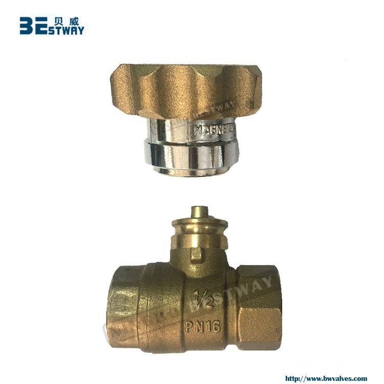 Welcome OEM ODM good market brass lockable valve for water meter 2