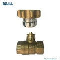 Welcome OEM ODM good market brass lockable valve for water meter 2