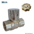 Welcome OEM ODM good market brass lockable valve for water meter 3