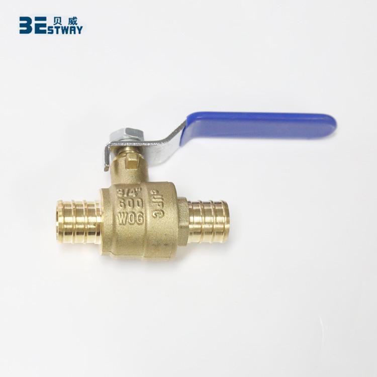 Welcome OEM ODM food grade 1 inch PEX barb ball valve 5