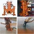 圍海造港提砂專用—YSQ挖機液壓式渣漿泵 2
